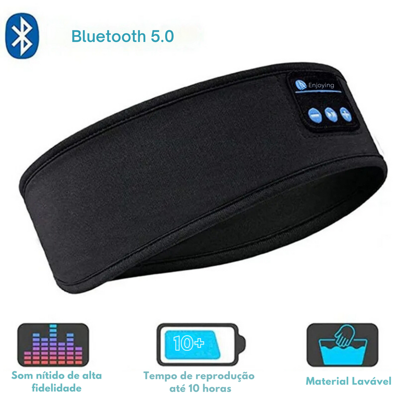 Headband - Mascara de Dormir com Bluetooth